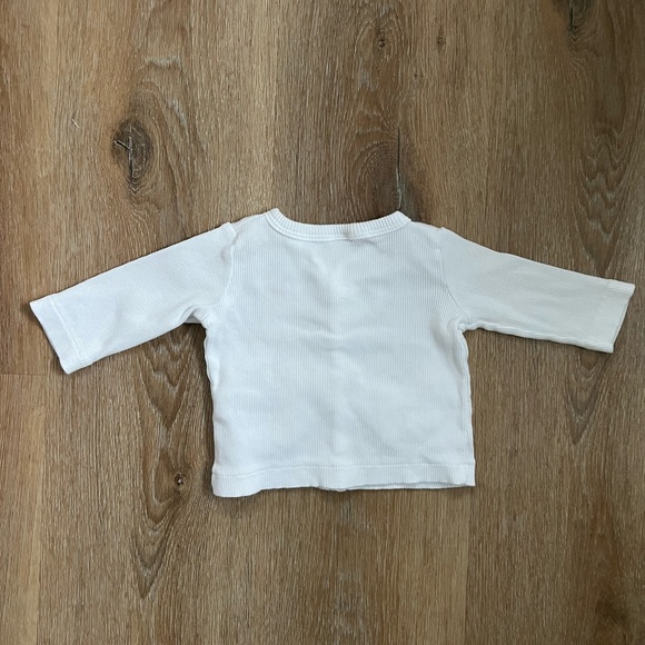 Carter's White Giraffe Print Bodysuit & Cardigan Set Size 3 Months - Picture 8 of 13